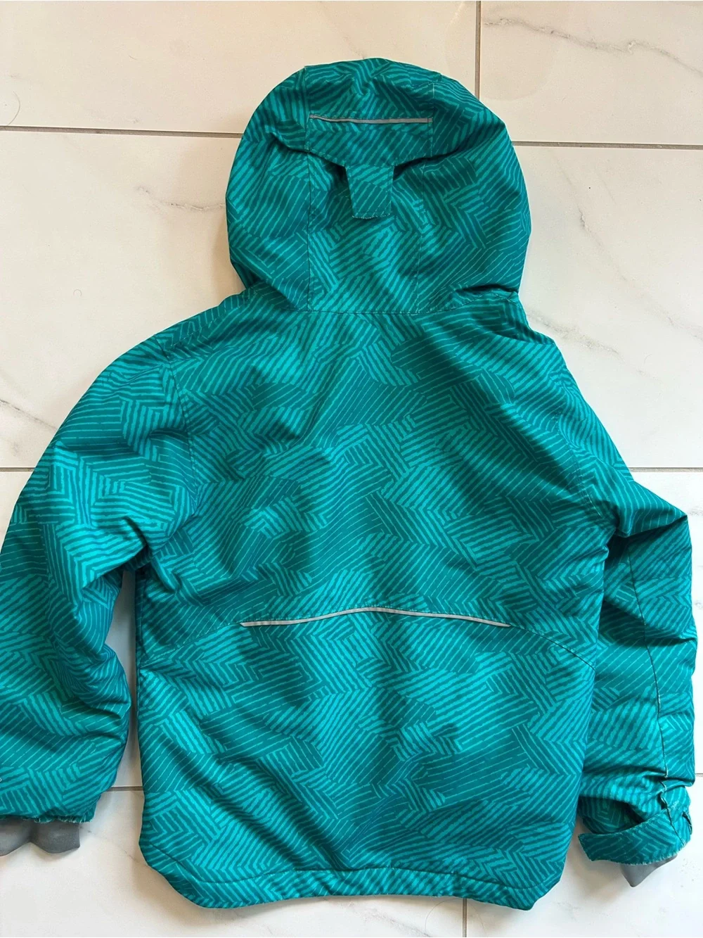 Columbia Kids Teal Hooded Puffer Jacket
